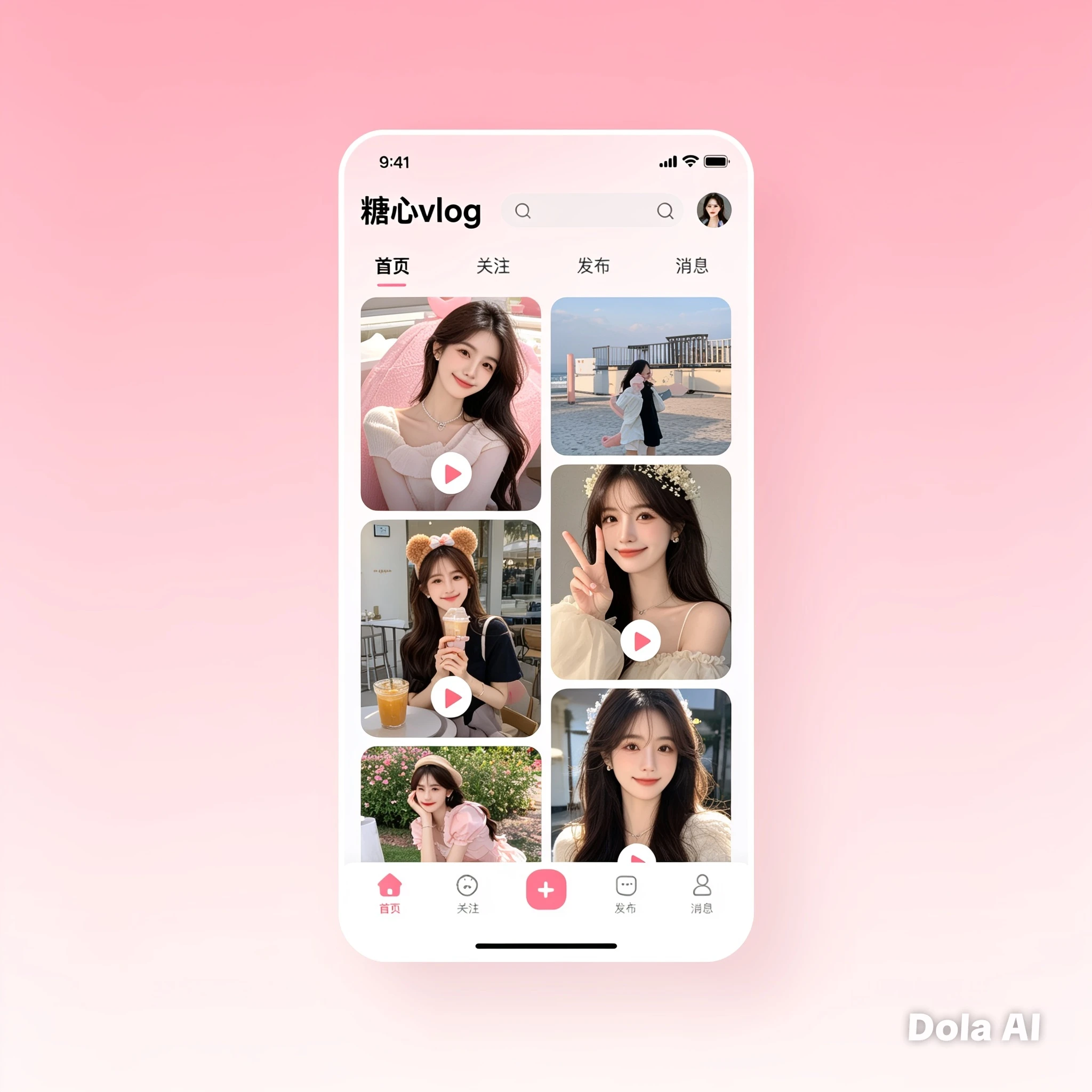 糖心Vlog APP移动端内容服务展示